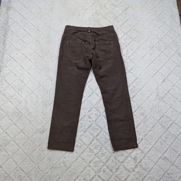 John Varvatos Converse Pants Mens 30 Brown Cotton Twill Straight Chunckin Skinny - Picture 9 of 10